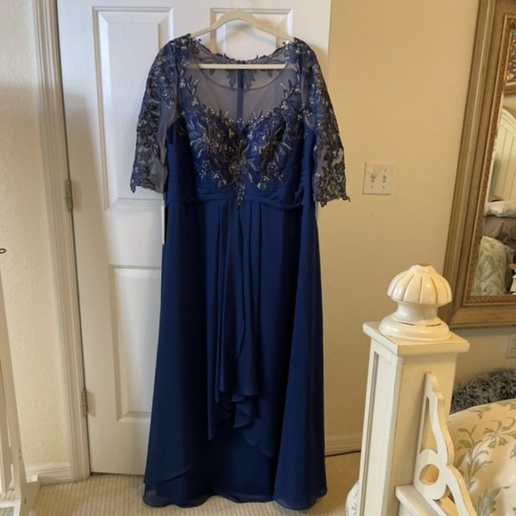 JJs House | Dresses | Plus Size Formal Gown Jjs House Navy Blue | Poshmark